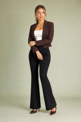 High-Waisted Flared Pants