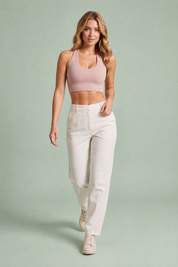 Brassière moulante dos nu | Vue en mouvement | Lounelle Paris