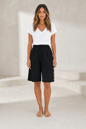 Bermuda droit taille haute | Lounelle Paris
