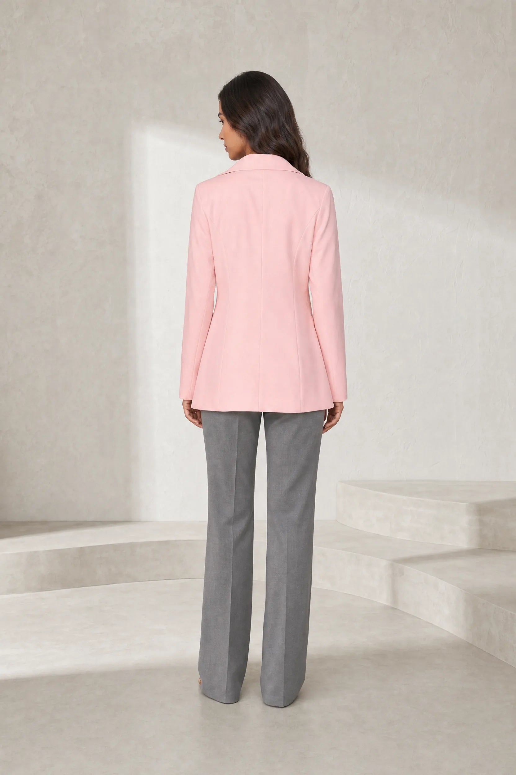 Blazer ajusté à col tailleur | Lounelle Paris