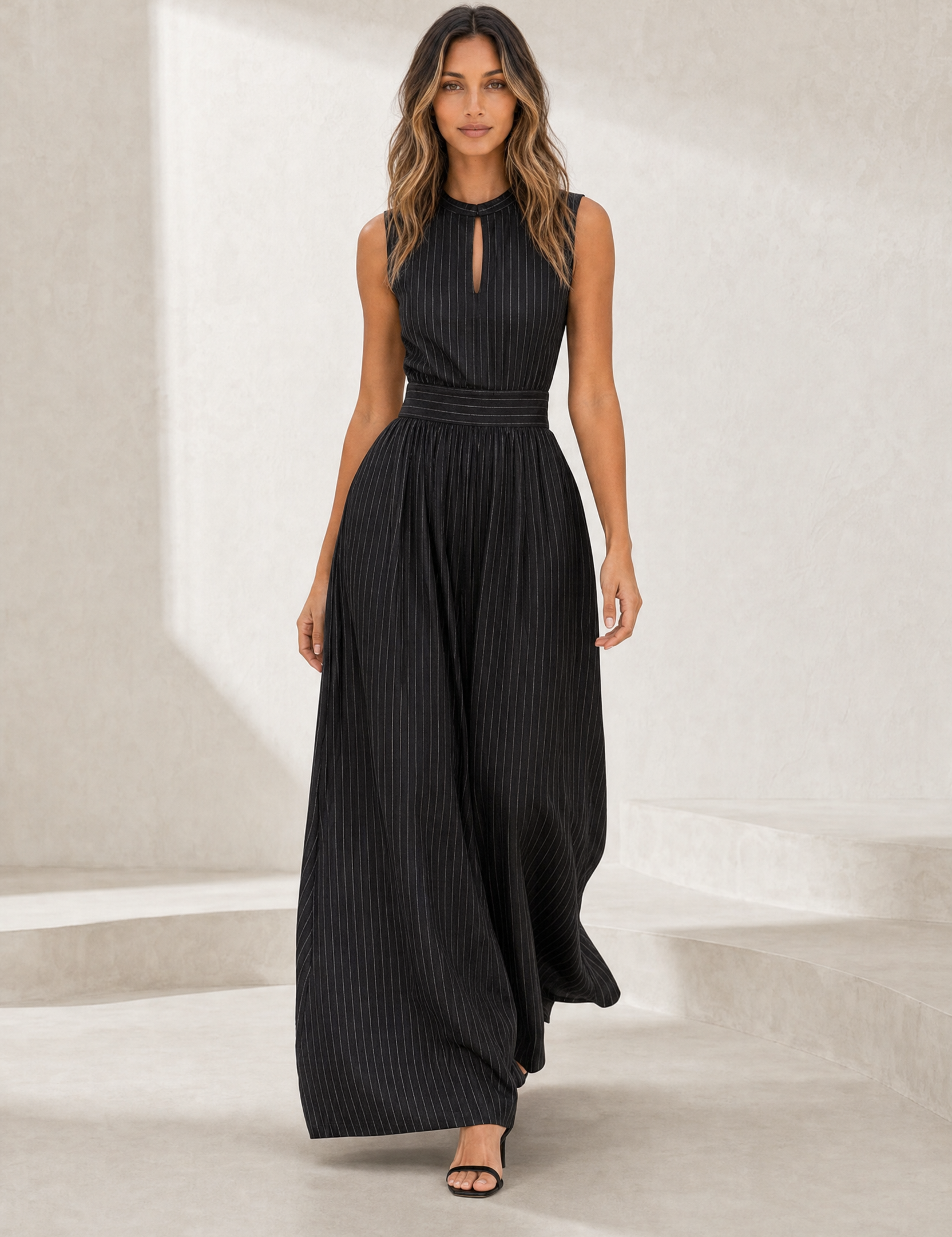 Combinaison rayée taille marquée | Lounelle Paris