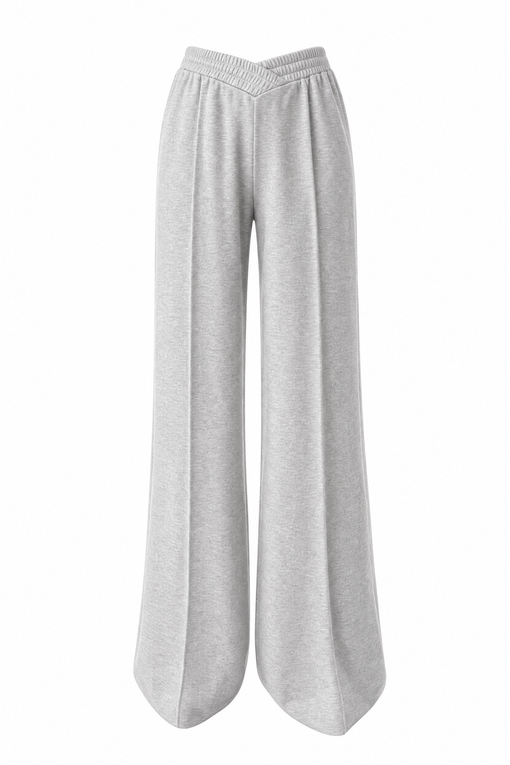 Pantalon large taille élastique en V | Lounelle Paris
