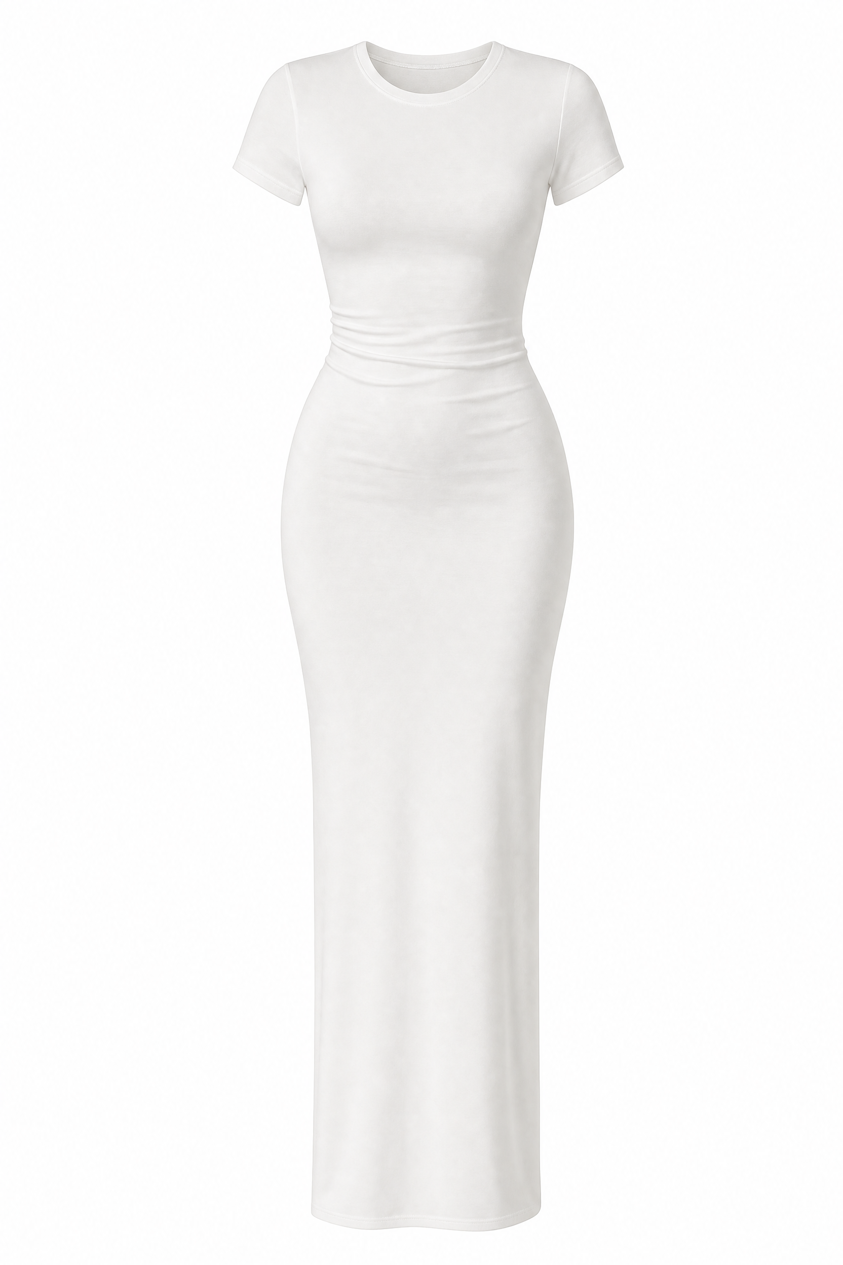 Robe longue moulante col rond | Lounelle Paris