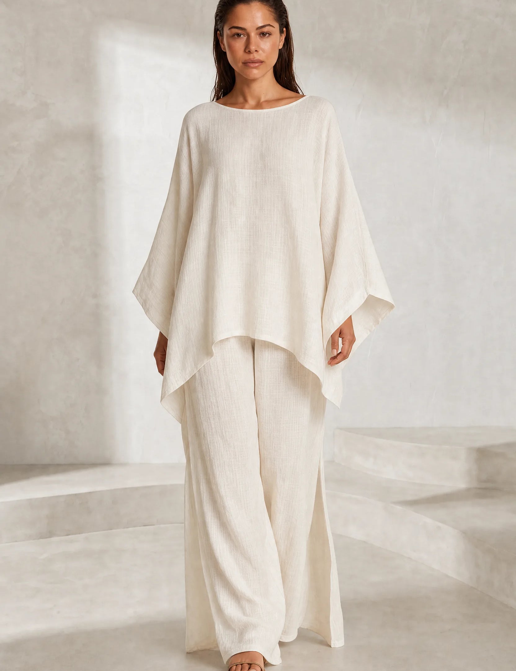 Ensemble ample encolure bateau | Lounelle Paris