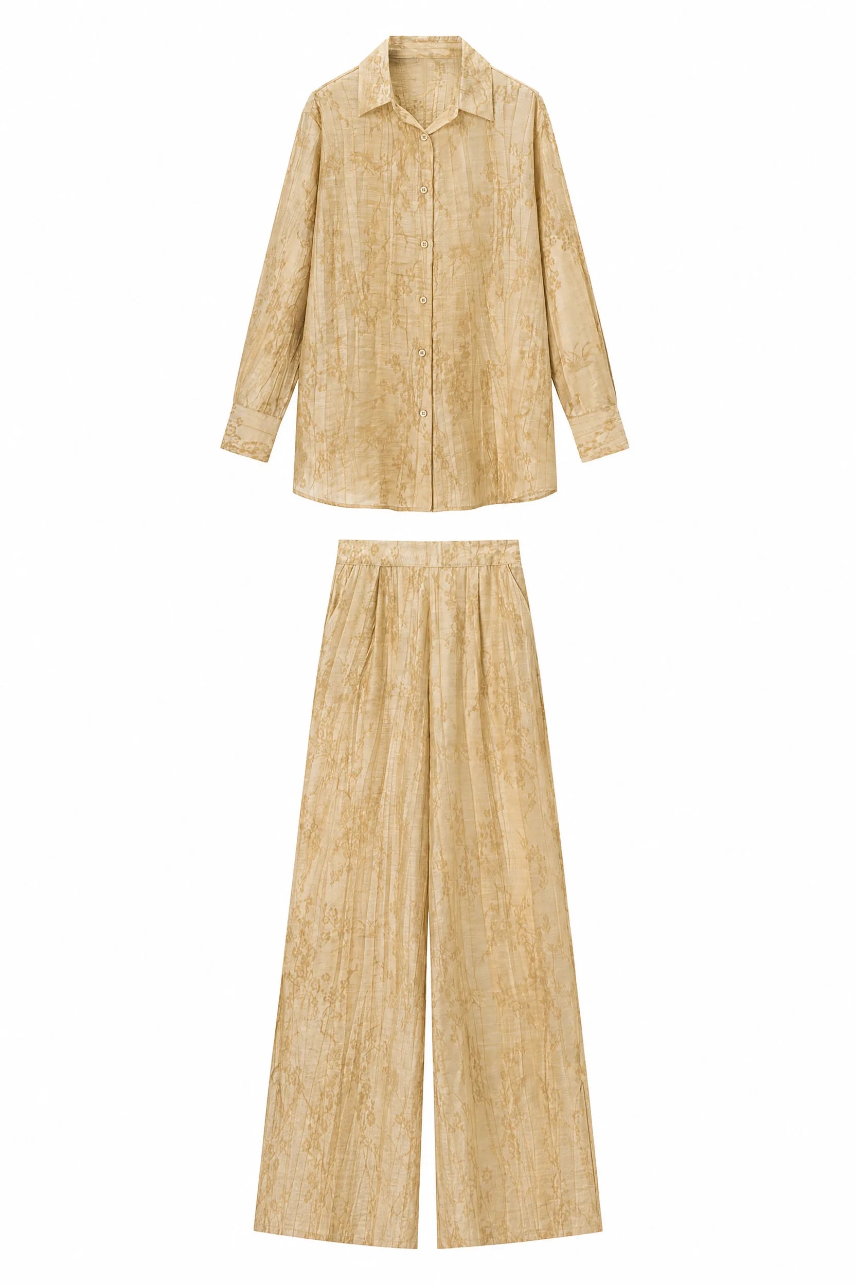 Ensemble ample motif jacquard | Lounelle Paris