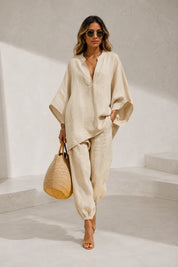 Ensemble fluide col V | Lounelle Paris