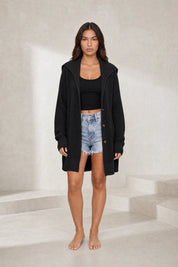 Gilet ample col châle | Lounelle Paris