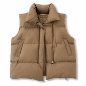 Gilet matelassé court col montant | Lounelle Paris