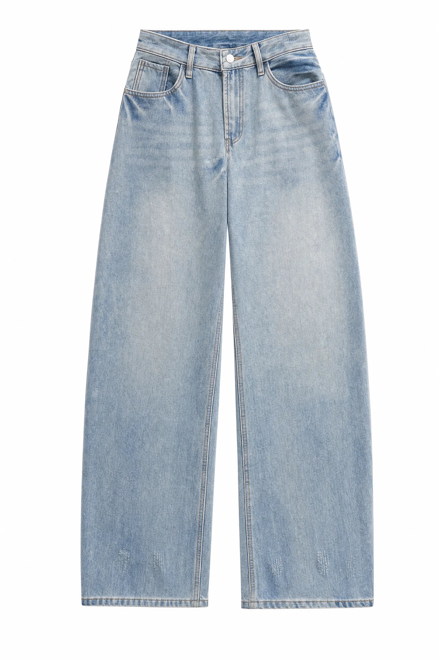 Jean bleu clair coupe ample | Lounelle Paris