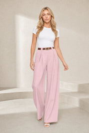 Pantalon large taille haute fluide | Lounelle Paris