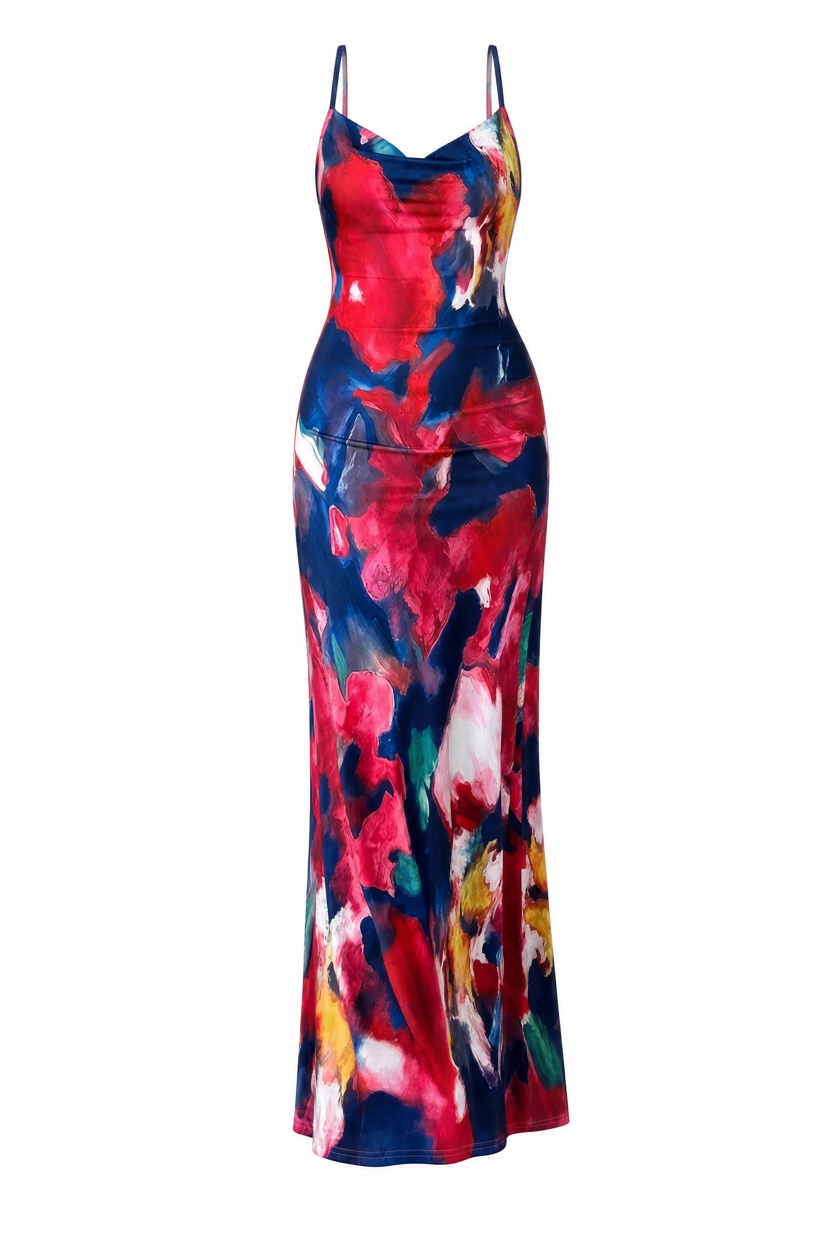 Robe longue rouge dos nu | Lounelle Paris